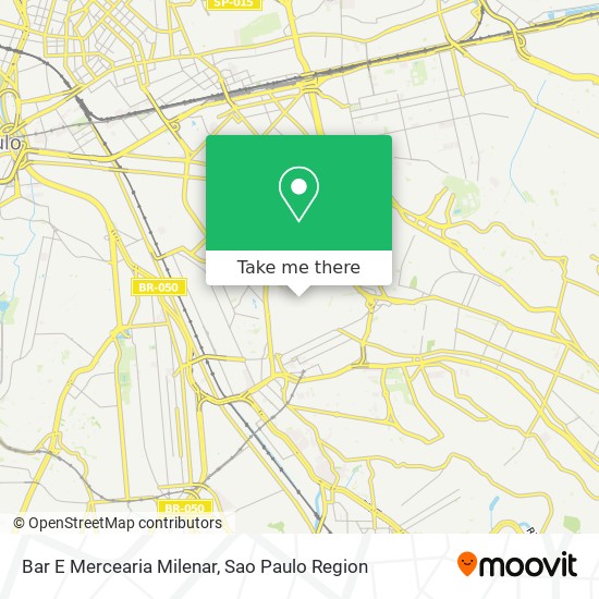 Bar E Mercearia Milenar map