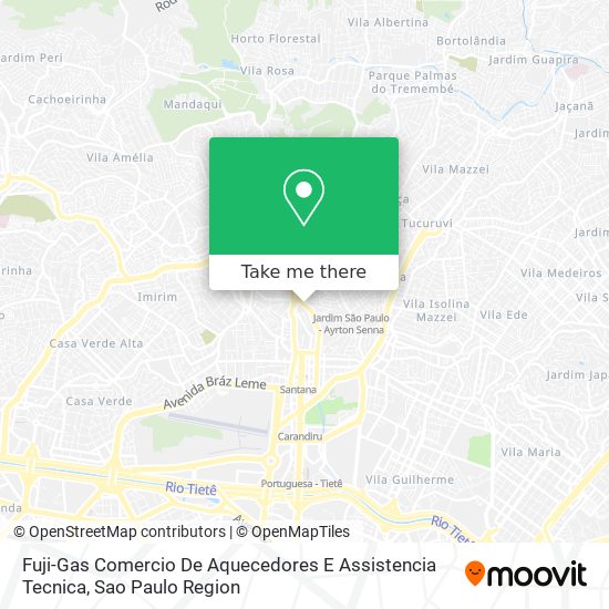 Fuji-Gas Comercio De Aquecedores E Assistencia Tecnica map