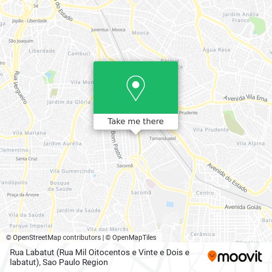 Rua Labatut (Rua Mil Oitocentos e Vinte e Dois e labatut) map