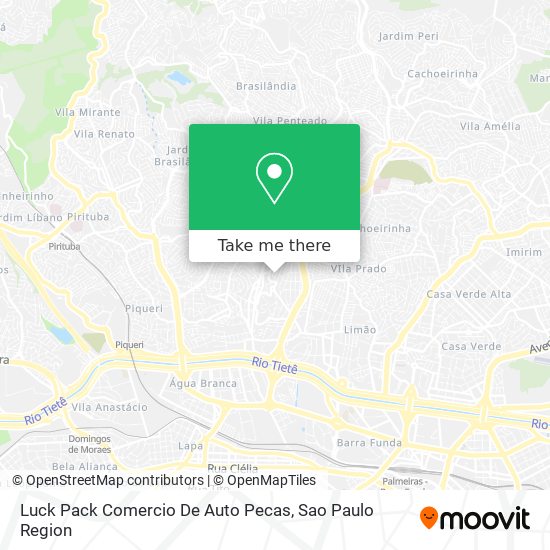 Luck Pack Comercio De Auto Pecas map