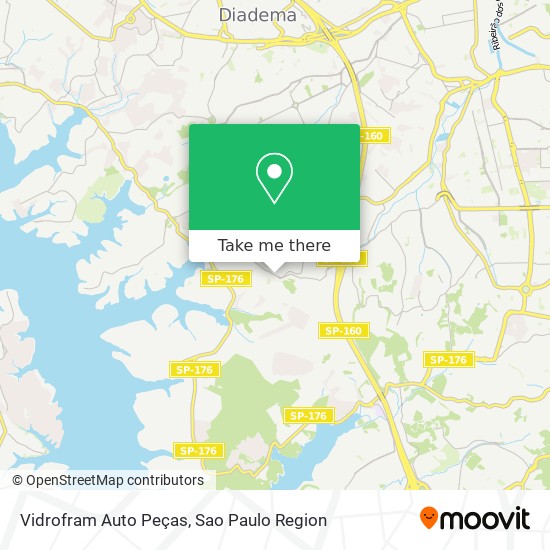 Vidrofram Auto Peças map