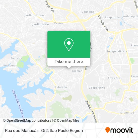 Rua dos Manacás, 352 map