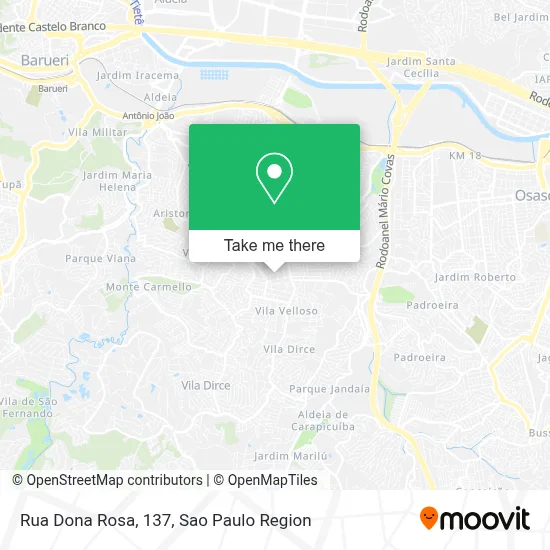 Rua Dona Rosa, 137 map