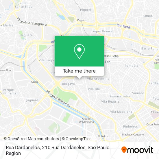 Mapa Rua Dardanelos, 210,Rua Dardanelos