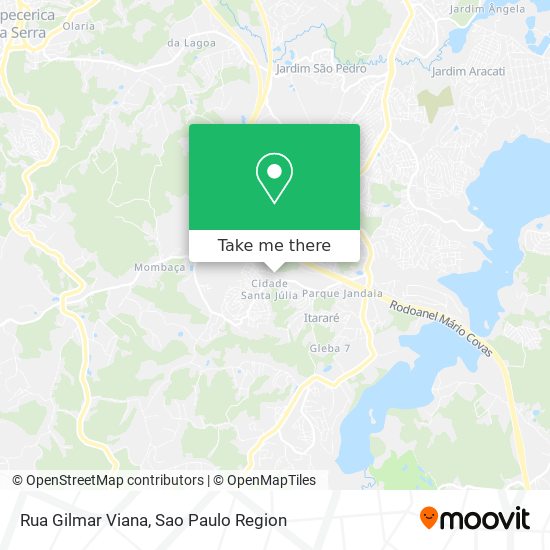 Mapa Rua Gilmar Viana