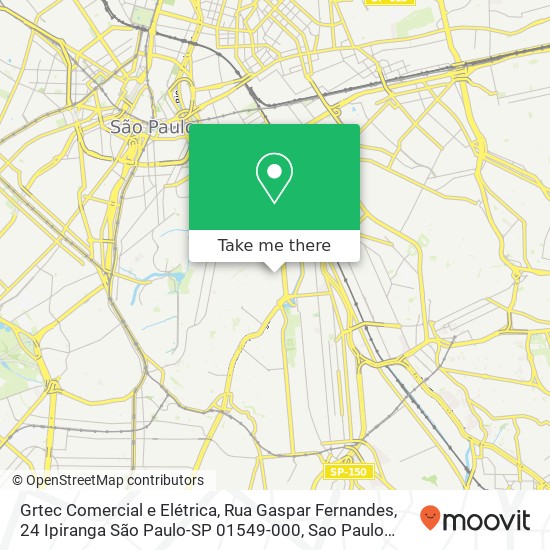 Grtec Comercial e Elétrica, Rua Gaspar Fernandes, 24 Ipiranga São Paulo-SP 01549-000 map