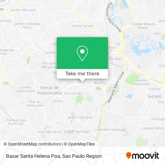 Bazar Santa Helena Poa map