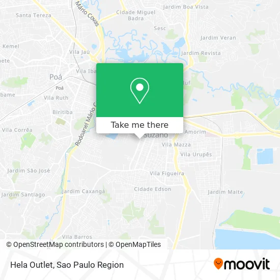 Hela Outlet map