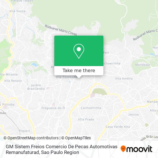 GM Sistem Freios Comercio De Pecas Automotivas Remanufaturad map