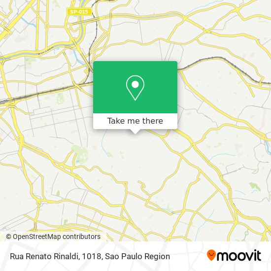 Mapa Rua Renato Rinaldi, 1018