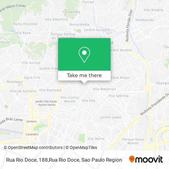 Rua Rio Doce, 188,Rua Rio Doce map