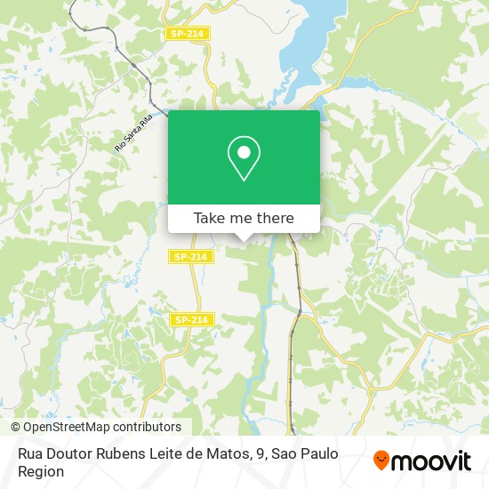 Mapa Rua Doutor Rubens Leite de Matos, 9