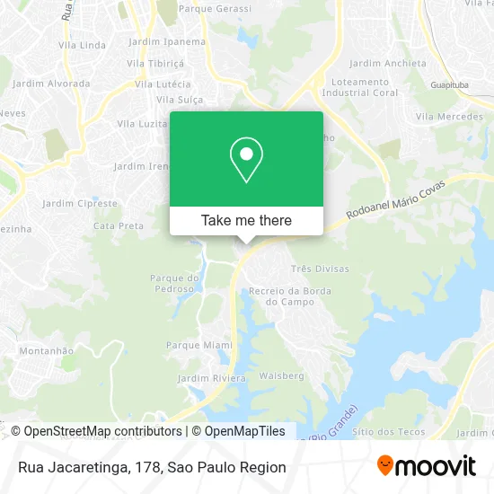 Rua Jacaretinga, 178 map