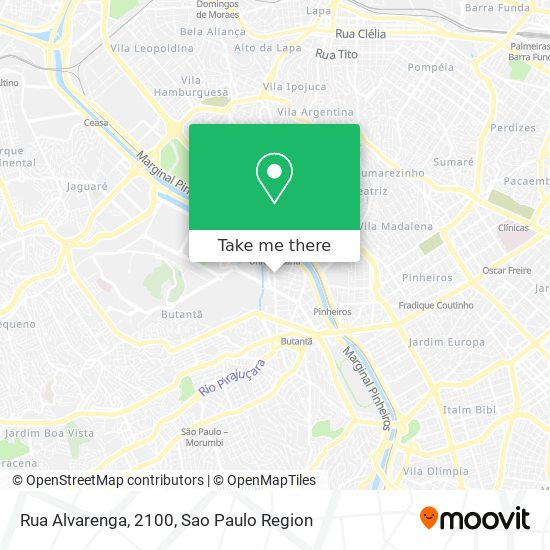 Rua Alvarenga, 2100 map