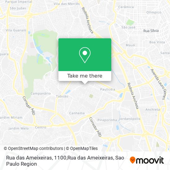 Rua das Ameixeiras, 1100,Rua das Ameixeiras map