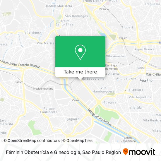 Féminin Obstetrícia e Ginecologia map