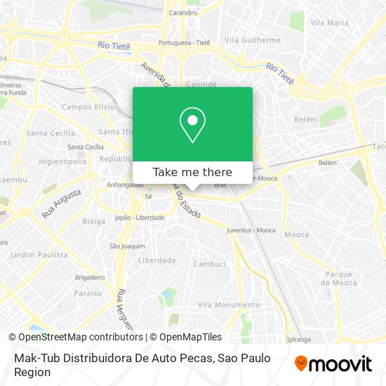 Mak-Tub Distribuidora De Auto Pecas map