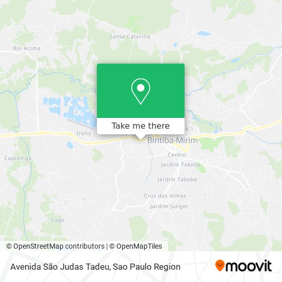 Avenida São Judas Tadeu map