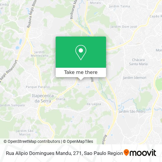 Mapa Rua Alípio Domingues Mandu, 271