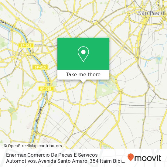 Enermax Comercio De Pecas E Servicos Automotivos, Avenida Santo Amaro, 354 Itaim Bibi São Paulo-SP 04506-000 map