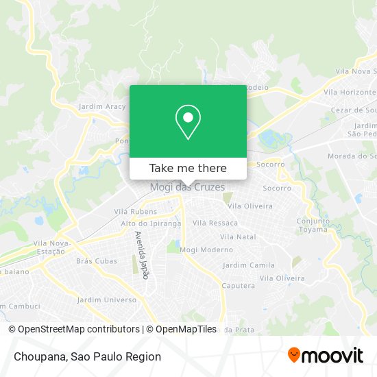 Choupana map