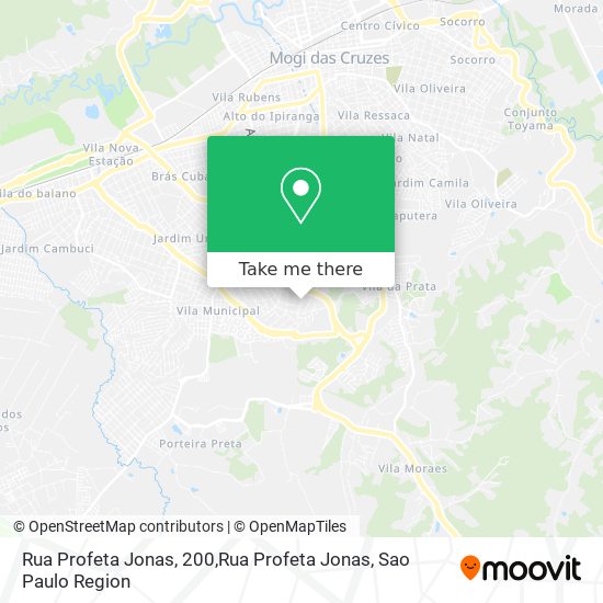 Rua Profeta Jonas, 200,Rua Profeta Jonas map