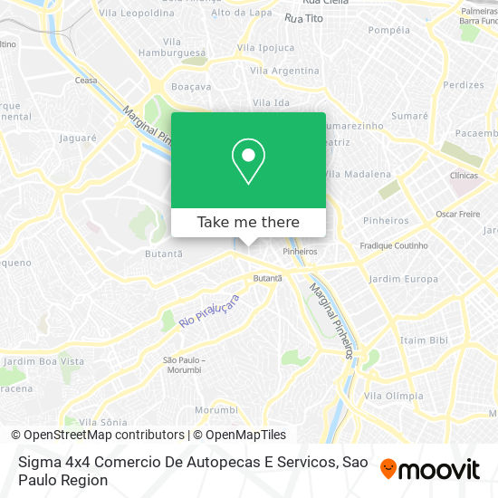 Sigma 4x4 Comercio De Autopecas E Servicos map