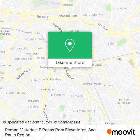 Mapa Remaq Materiais E Pecas Para Elevadores