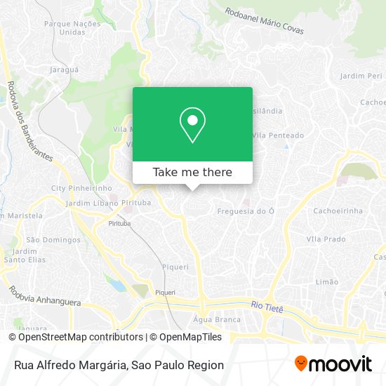 Rua Alfredo Margária map