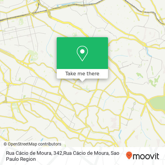 Mapa Rua Cácio de Moura, 342,Rua Cácio de Moura