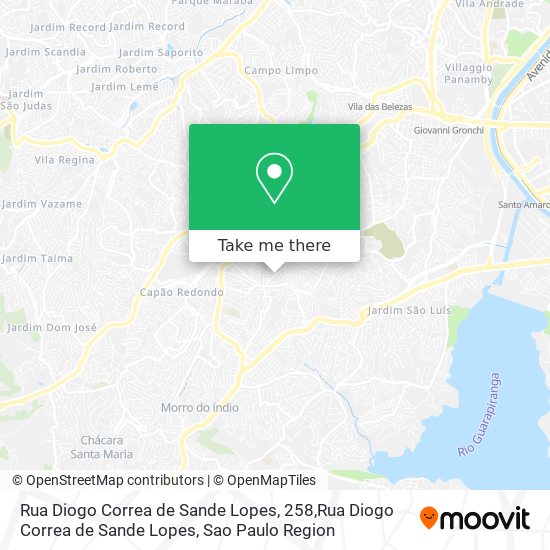 Mapa Rua Diogo Correa de Sande Lopes, 258,Rua Diogo Correa de Sande Lopes