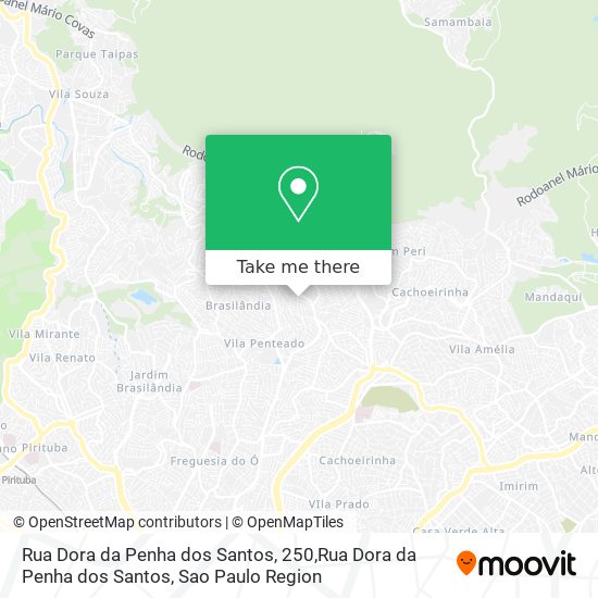 Rua Dora da Penha dos Santos, 250,Rua Dora da Penha dos Santos map