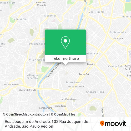 Mapa Rua Joaquim de Andrade, 133,Rua Joaquim de Andrade