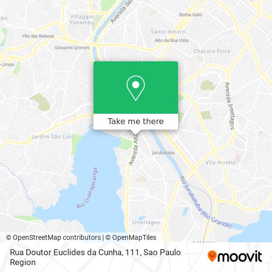 Rua Doutor Euclides da Cunha, 111 map