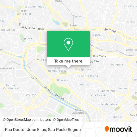 Rua Doutor José Elias map