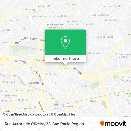 Rua Aurora de Oliveira, 38 map