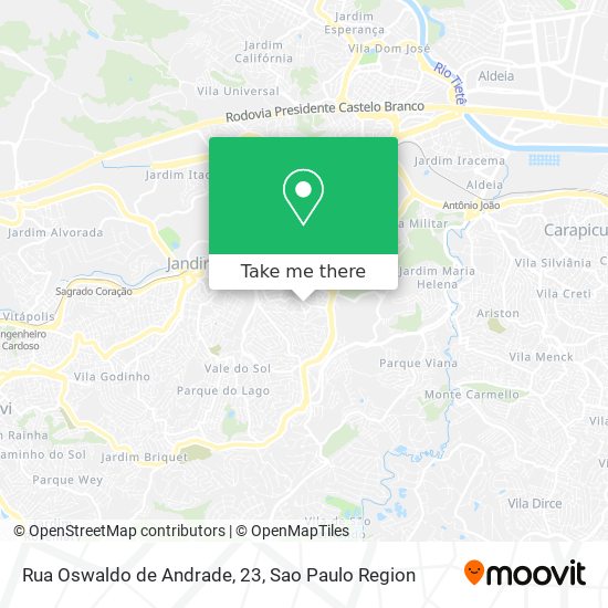 Rua Oswaldo de Andrade, 23 map