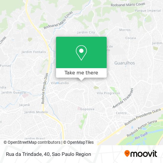 Rua da Trindade, 40 map