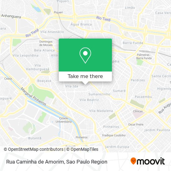 Rua Caminha de Amorim map