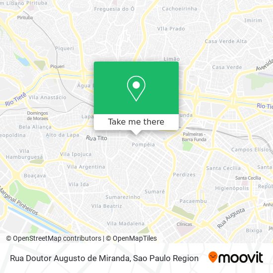 Rua Doutor Augusto de Miranda map
