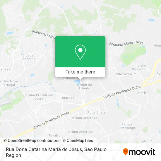 Rua Dona Catarina Maria de Jesus map