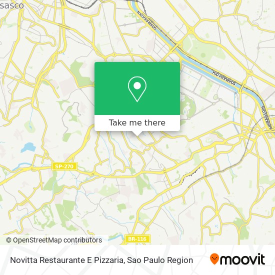 Novitta Restaurante E Pizzaria map