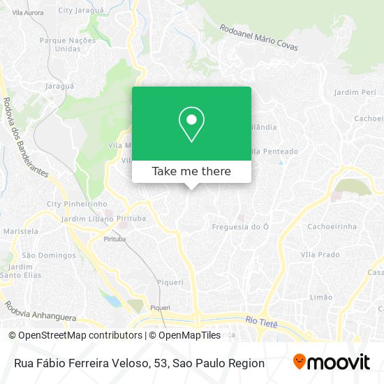 Mapa Rua Fábio Ferreira Veloso, 53