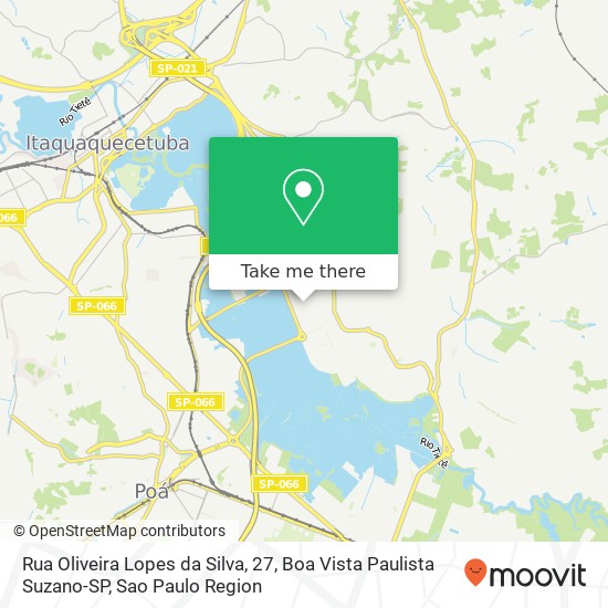 Rua Oliveira Lopes da Silva, 27, Boa Vista Paulista Suzano-SP map