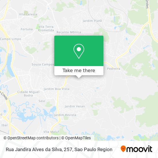 Rua Jandira Alves da Silva, 257 map