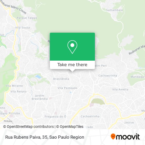 Mapa Rua Rubens Paiva, 35