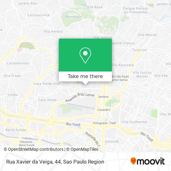 Rua Xavier da Veiga, 44 map