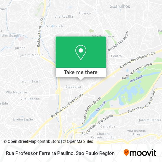 Rua Professor Ferreira Paulino map