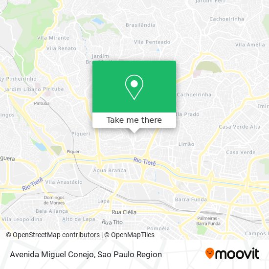 Mapa Avenida Miguel Conejo
