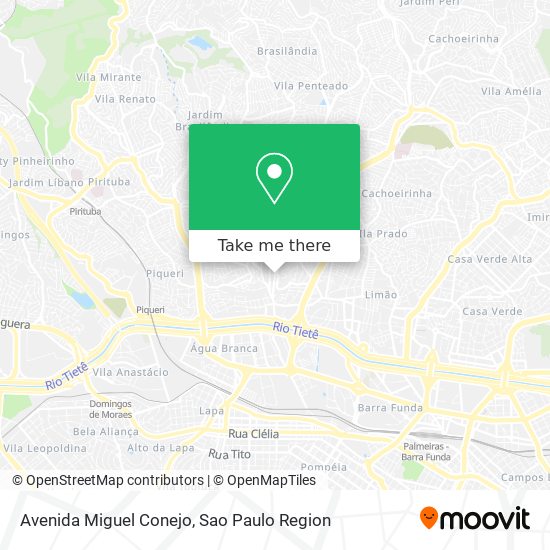 Avenida Miguel Conejo map